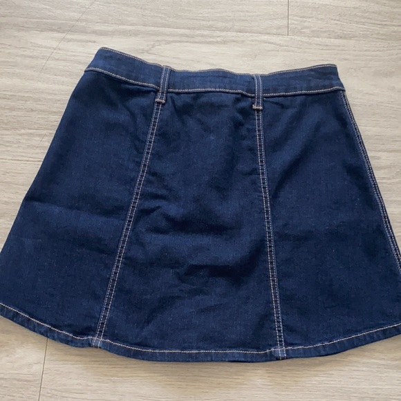 Altar’d State Dark Denim Skater Skirt - Picture 3 of 5